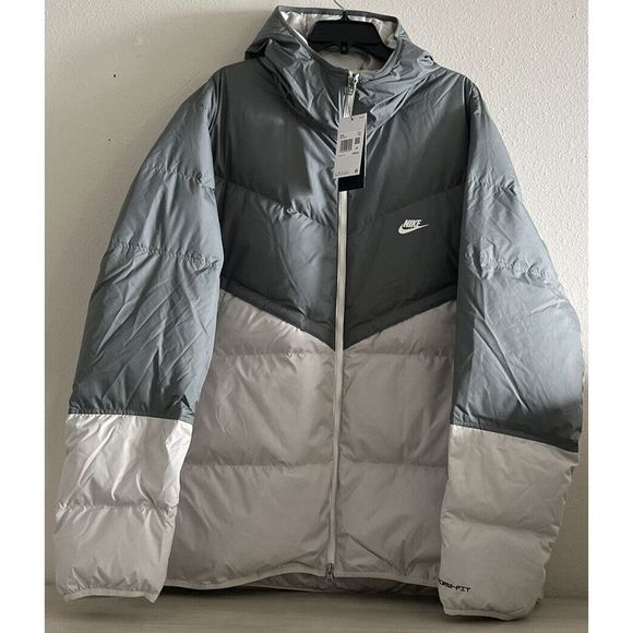 Nike Men's Sportswear Storm-Fit Windrunner Grey DD6795-077 Hooded Jacket XXL - Picture 2 of 12